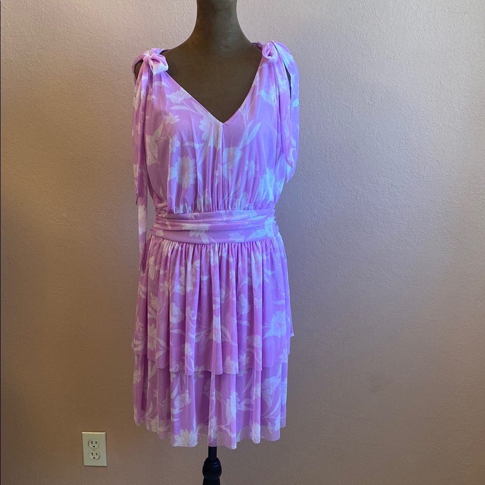 CATO Elegant Pink Floral Dress